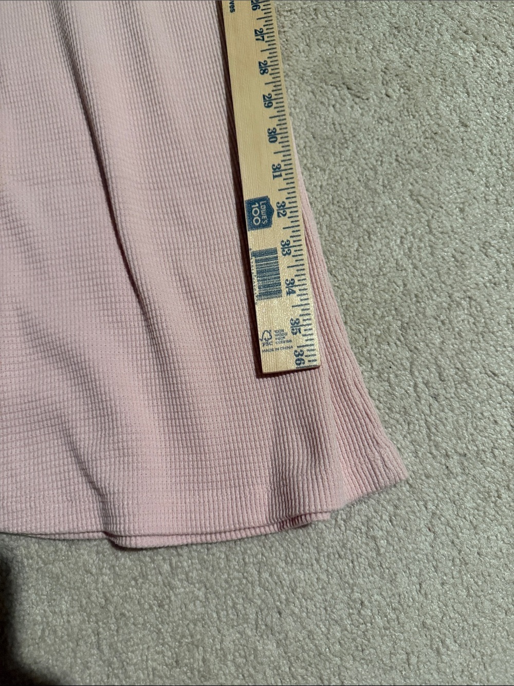 GapBody Soft Ribbed Wide-Leg Pajama Pants - Light Blush - Picture 8 of 10